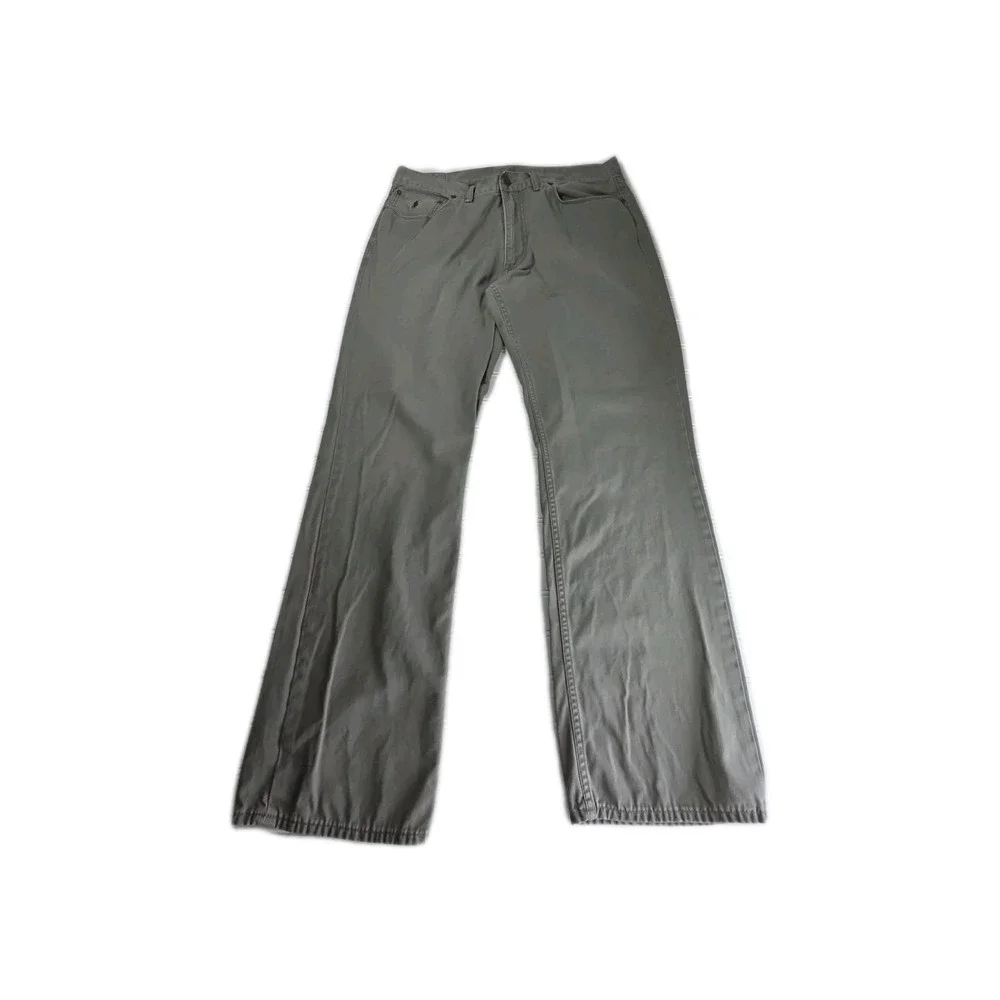 Polo Ralph Lauren Chino Pants Men's 38X32 Green 650 Straight 5 Pocket Flat Front